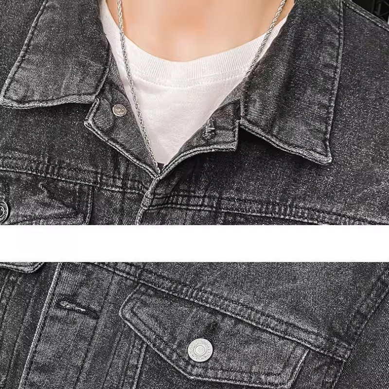 America Vintage Heavy Wolf Emb - đánh giá và giá Mens Fashion Denim Jacket