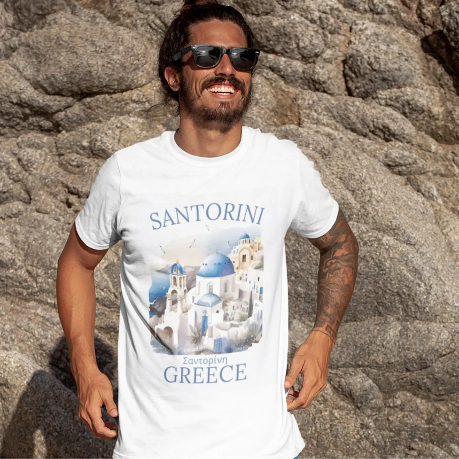 Santorini Greece Beautiful Lan - đánh giá và giá Men'S Fashion Greece