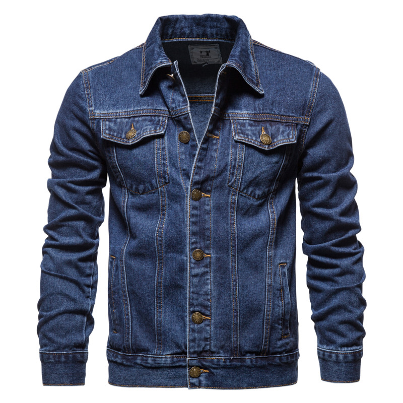 2025 Autumn Men Solid Denim Ja - đánh giá và giá Mens Fashion Denim Jacket