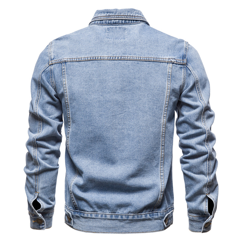 2025 Autumn Men Solid Denim Ja - đánh giá và giá Mens Fashion Denim Jacket