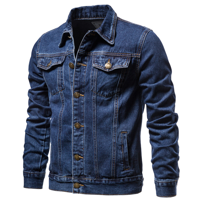 2025 Autumn Men Solid Denim Ja - đánh giá và giá Mens Fashion Denim Jacket