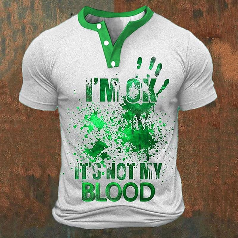 Funny 3D Letter Print Men's He - đánh giá và giá Men'S Fashion Clothing