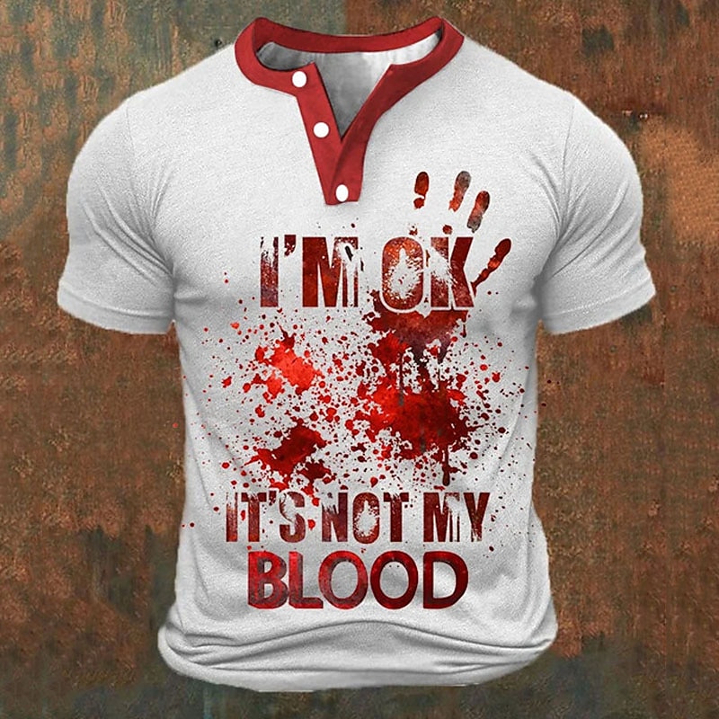 Funny 3D Letter Print Men's He - đánh giá và giá Men'S Fashion Clothing