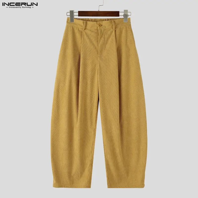 INCERUN Men's Pants Solid Colo - đánh giá và giá Men'S Fashion Loose Pants