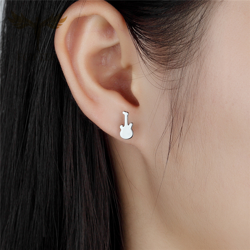 12 Pairs Music Guitar Earrings - đánh giá và giá Mens Fashion Store
