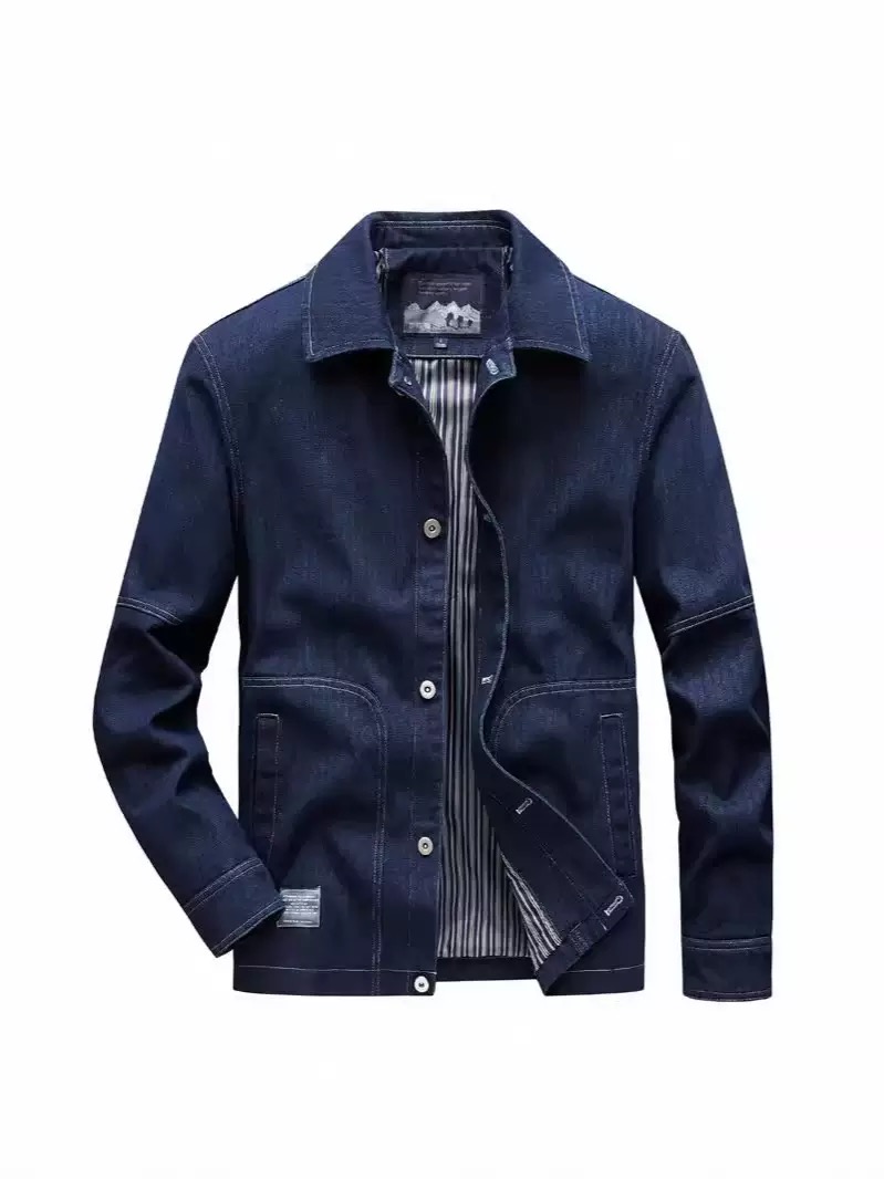 Autumn and Spring Fashion Tren - đánh giá và giá Mens Fashion Denim Jacket